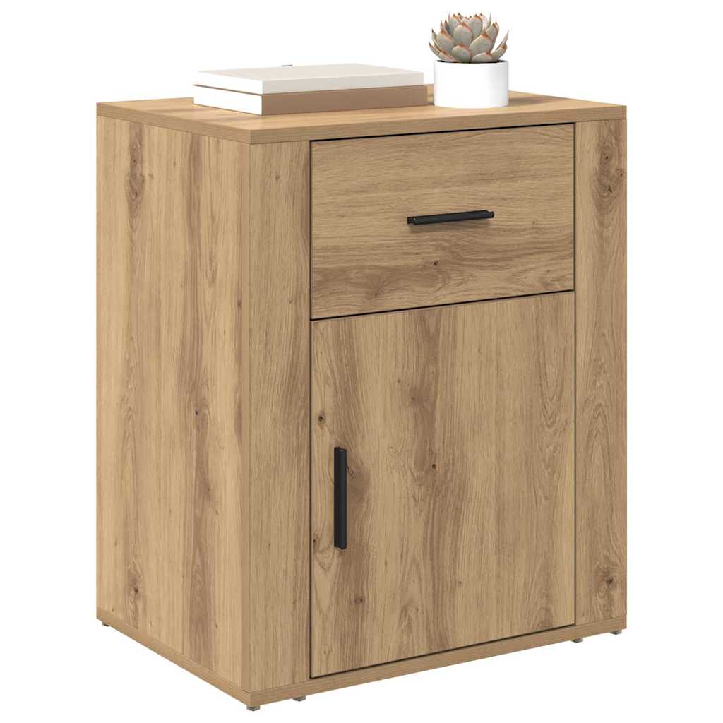 Bedside Cabinet Artisan oak 50 x 36 x 60 cm Engineered wood